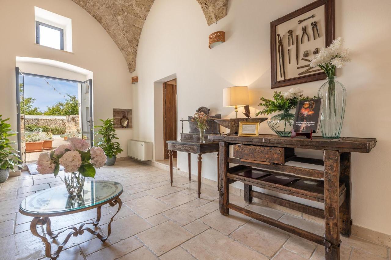 Courtyard With Pool Villa Racale Exterior photo