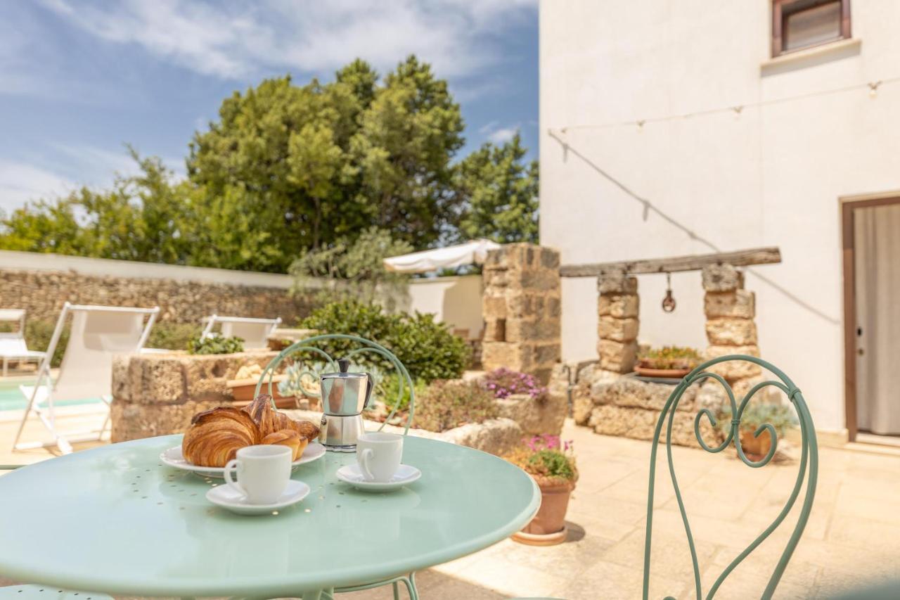Courtyard With Pool Villa Racale Exterior photo