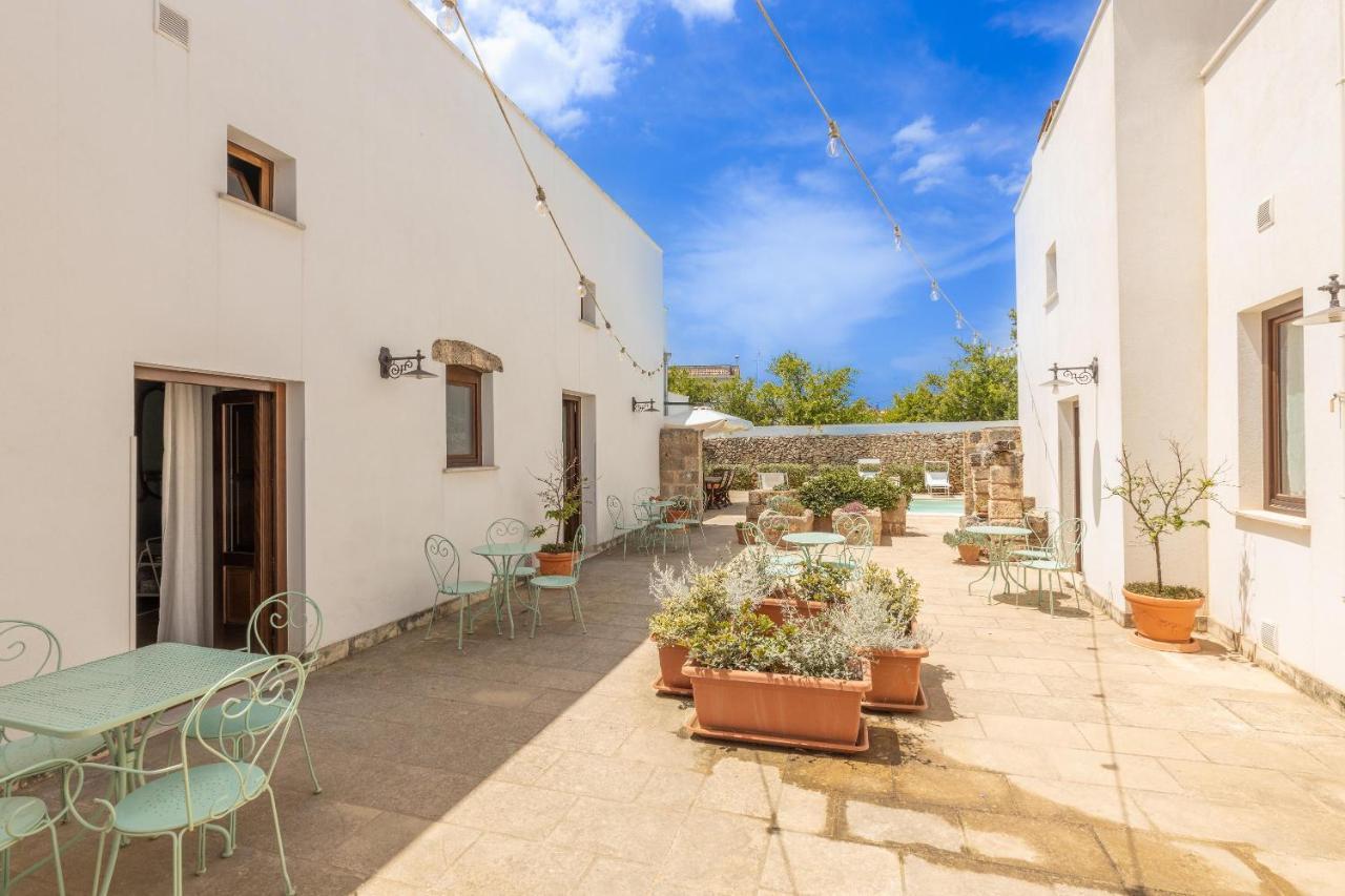 Courtyard With Pool Villa Racale Exterior photo