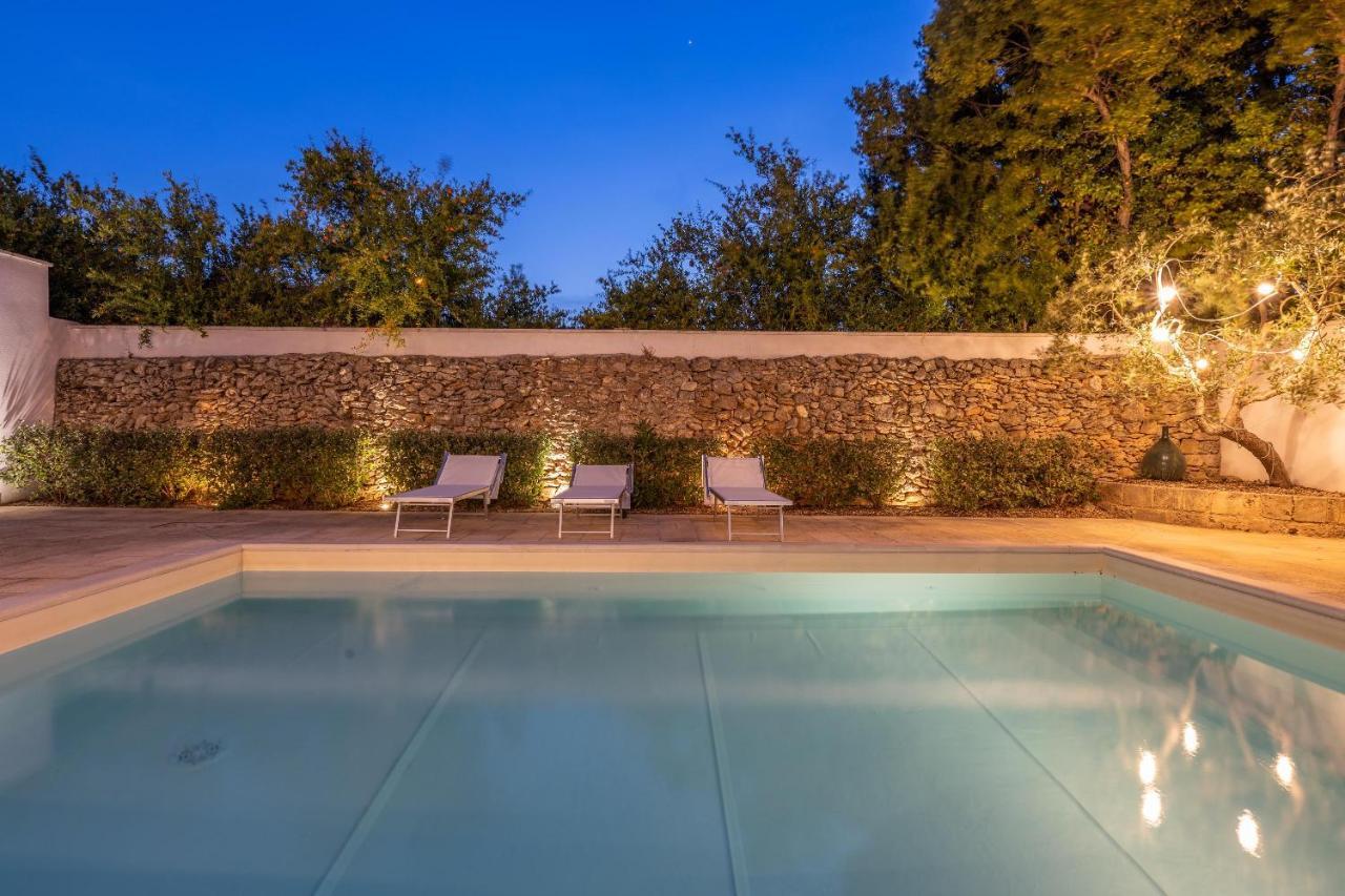 Courtyard With Pool Villa Racale Exterior photo