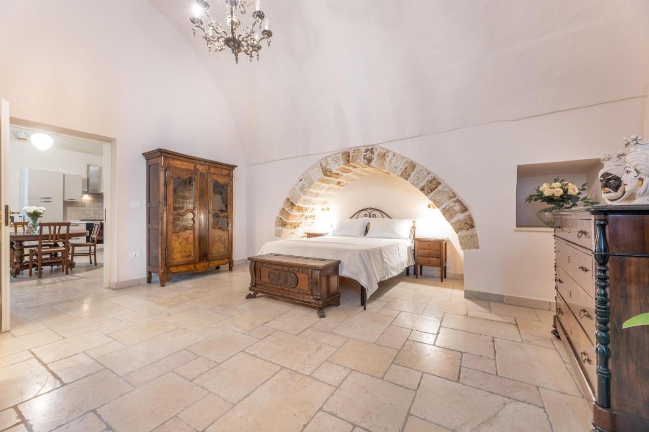 Courtyard With Pool Villa Racale Exterior photo